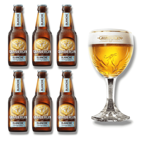 Grimbergen Geschenkset mit Originalglas – mehrere Sorten zur Auswahl