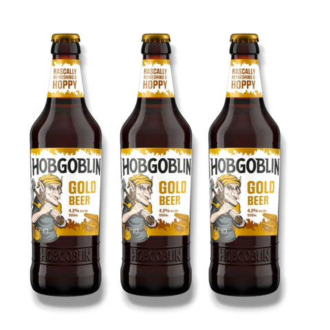 3 Flaschen Hobgoblin Gold 0,5 l