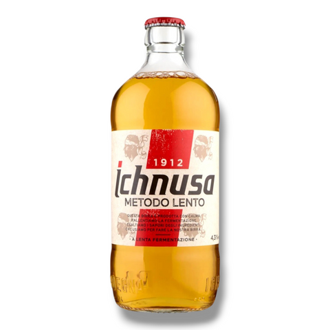 Ichnusa Metodo Lento 4,3 % Sardisches Lagerbier in der 0,33l Glasflasche