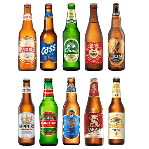 Asiatisches Bier-Geschenkset – Internationaler Biermix aus Asien