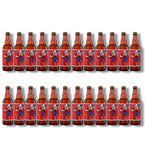 24 Flaschen Iron Maiden Trooper Original 0,5 l