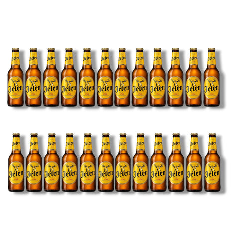 24 Flaschen Jelen Pivo à 0,33 l – traditionelles serbisches Lagerbier