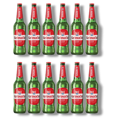 12 Flaschen Karlovačko 0,33 l