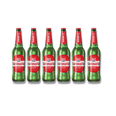 6 Flaschen Karlovačko 0,33 l