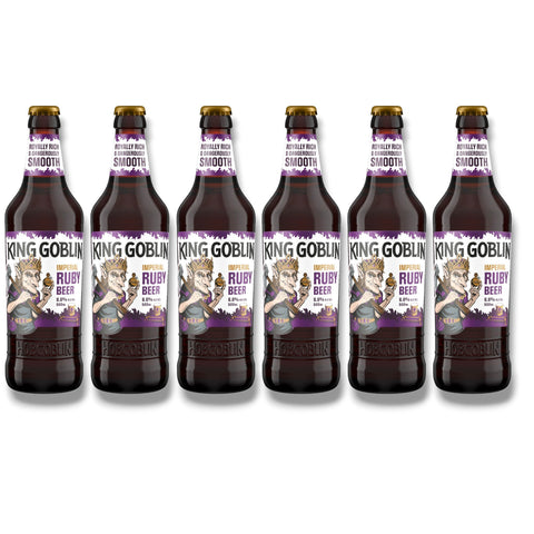 6 Flaschen King Goblin Imperial Ruby Beer 500 ml