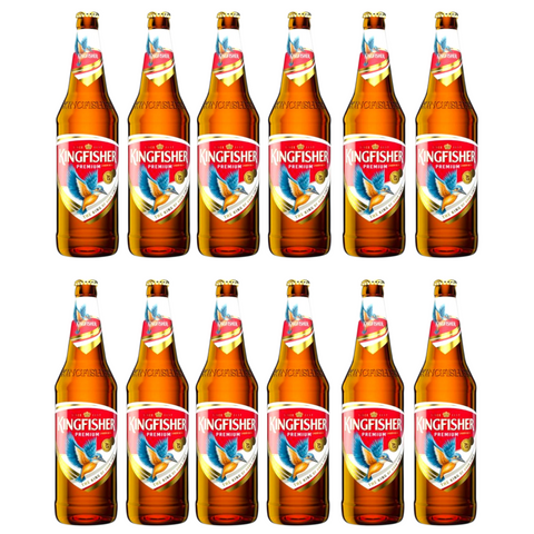 Kingfisher Premium Lager 0,33l -  mildes Bier aus Indien mit 4,5% Vol.