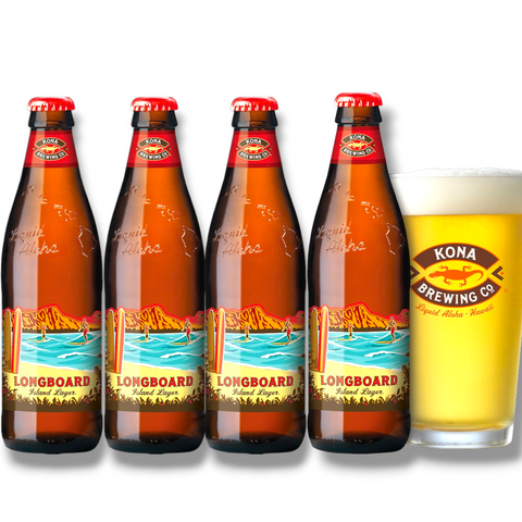 Kona Longboard Island Lager 0,35 l – Mildes Lagerbier mit tropischem Flair 4,6% Vol.