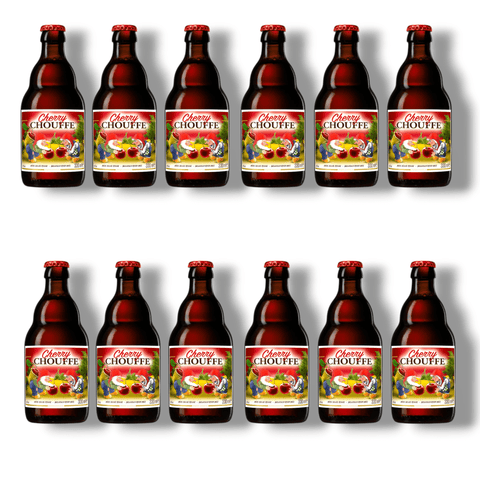 La Chouffe Cherry 12er-Pack 0,33 l – Belgisches Kirschbier 8 % Vol.