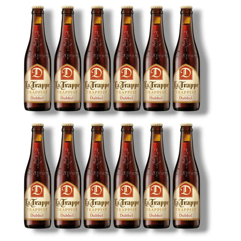 12 Flaschen La Trappe Dubbel niederländisches Trappistenbier 0,33 l