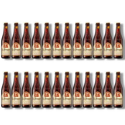 24 Flaschen La Trappe Dubbel niederländisches Trappistenbier 0,33 l