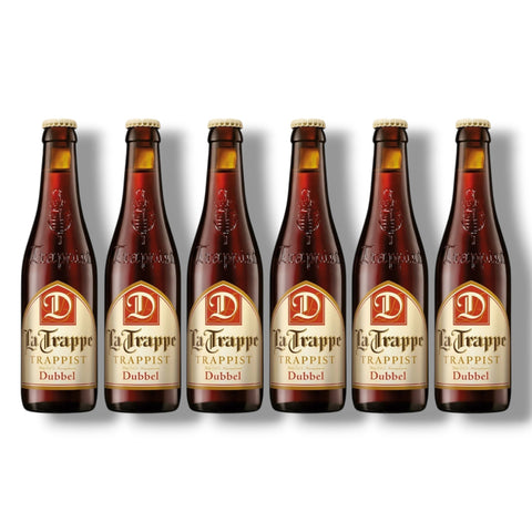 6 Flaschen La Trappe Dubbel niederländisches Trappistenbier 0,33 l