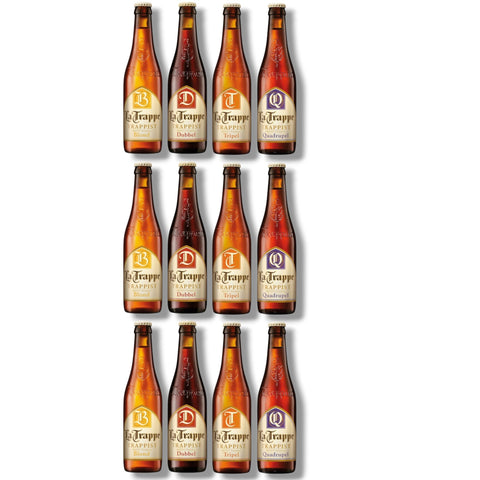 12er La Trappe Mixpaket mit Blond Dubbel Tripel und Quadrupel