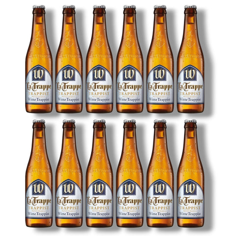 12 Flaschen La Trappe Witte Trappist 0,33 l