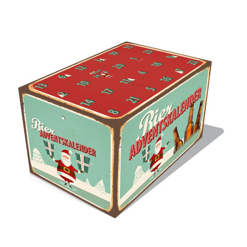 Bier Adventskalender 2026 – 24 internationale Biere & Weihnachtsbiere | 3 Designs