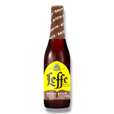 Leffe Brune 0,33 l – Dunkles belgisches Abteibier 6,5 % Vol.