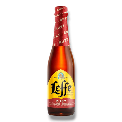 Leffe Ruby 0,33 l belgisches Fruchtbier mit 5,0 Prozent Vol.