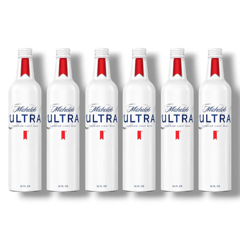 6 Michelob ULTRA Aluminiumflaschen 0,473 l