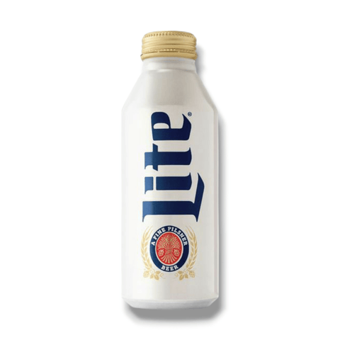 Miller Lite amerikanisches Light Pils mit 4,2 % Vol. in der 473-ml-Aluminiumflasche