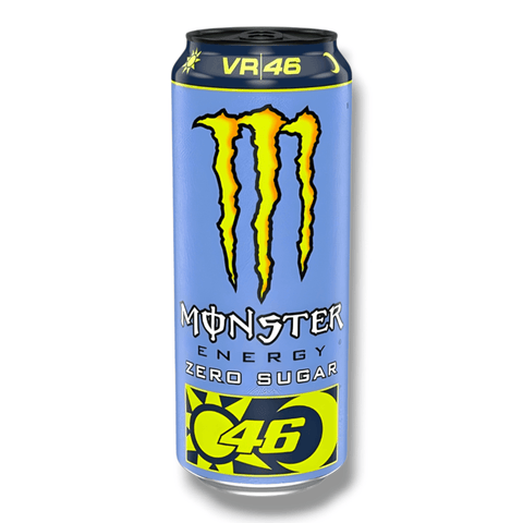 Monster Energy VR46 Zero Sugar Einzeldose zuckerfreier Energy Drink mit Zitrusgeschmack