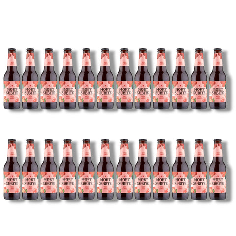 24 Flaschen Mort Subite Kriek Lambic 0,25 l