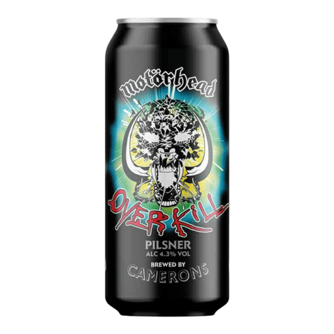 Motörhead Overkill Pilsner 0,44 l Dose mit 4,3 Prozent Vol.