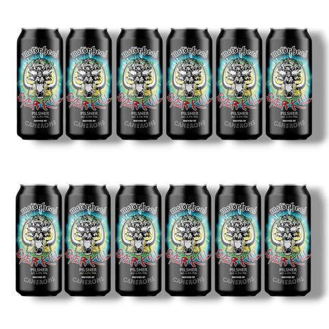12 dosen Motörhead Overkill Pilsner 0,44 l