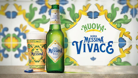 Birra Messina Vivace 0,33l - gefiltertes Lager aus Italien mit 4,5% Vol.