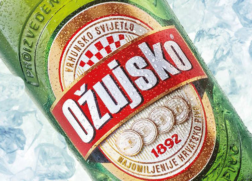 Ožujsko - Bier aus Kroatien mit 4,9 % Vol.
