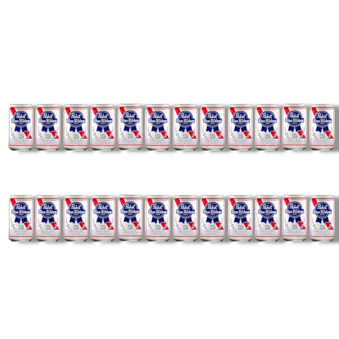 24 Dosen Pabst Blue Ribbon à 355 ml – amerikanischer Bierklassiker