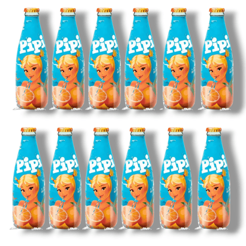 12er Pack Pipi Limonade 250ml Glasflaschen