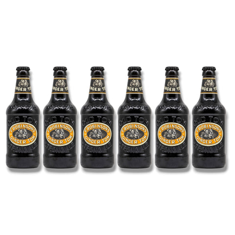 6 Flaschen Robinsons Ginger Tom à 0,33 l – dunkles englisches Strong Ale mit Ingwer