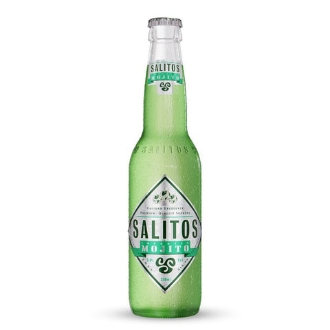 Salitos Mojito Biermischgetränk mit Limetten- und Minzgeschmack in der 0,33-l-Flasche