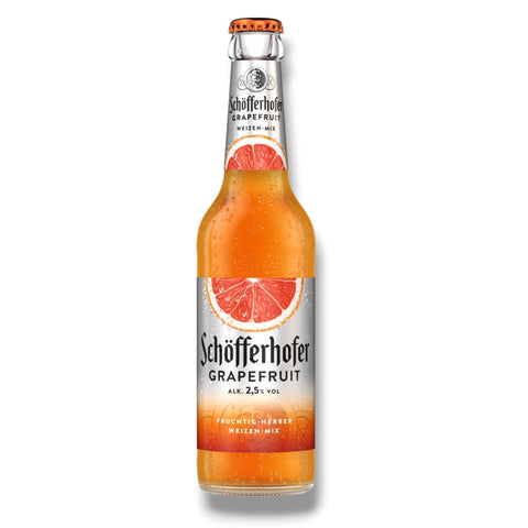 Schöfferhofer Grapefruit Weizenbier-Mix mit 2,5 % Vol. in der 0,33-l-Mehrwegflasche