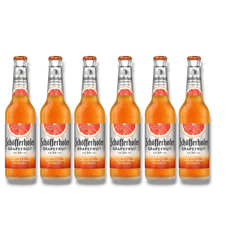 6 Flaschen Schöfferhofer Grapefruit à 0,33 l – fruchtiger Weizenbier-Mix