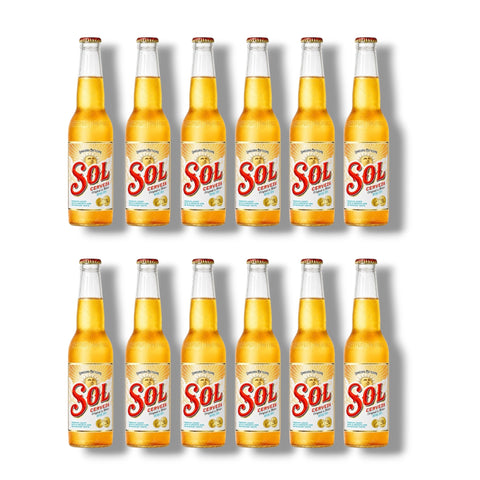 Sol Cerveza 330 ml im 12er Pack – Lagerbier aus Mexiko
