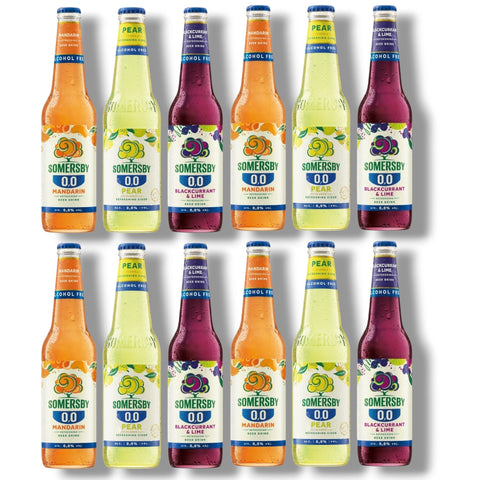 12er Somersby 0,0 Mix mit drei fruchtigen Sorten