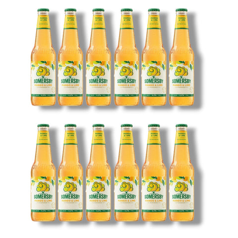12 Flaschen Somersby Mango & Lime à 0,4 l