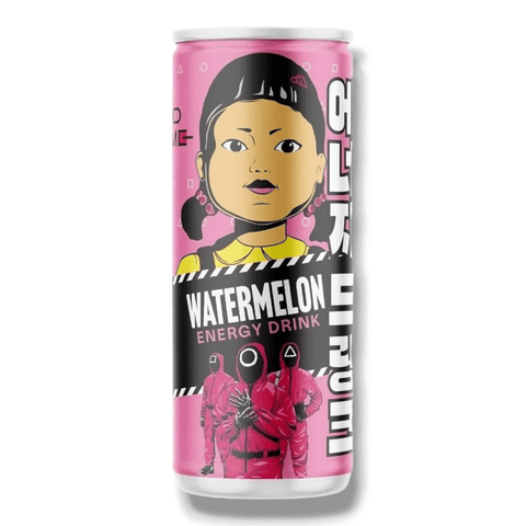 1er-Pack Squid Game Energy Drink Watermelon – 1x 250ml Dose