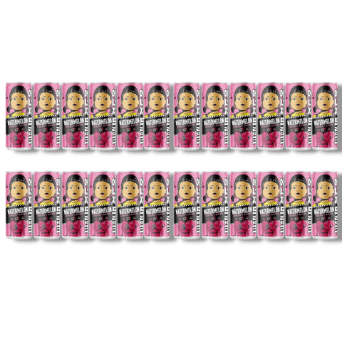24 Dosen Squid Game Watermelon Energy Drink – Großpackung