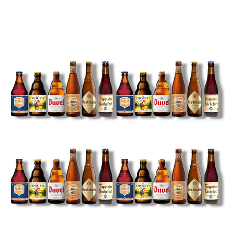 24er Starke Belgier Bierpaket mit sechs belgischen Starkbier-Klassikern
