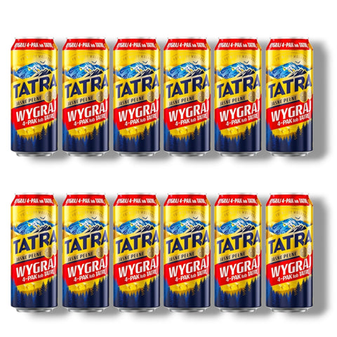 12 Dosen Tatra Jasne Pełne 0,5 l