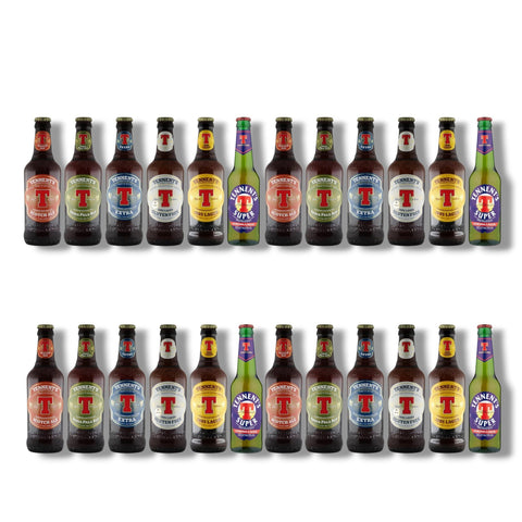24er Tennent’s Bierpaket mit sechs verschiedenen Tennent’s Bierspezialitäten