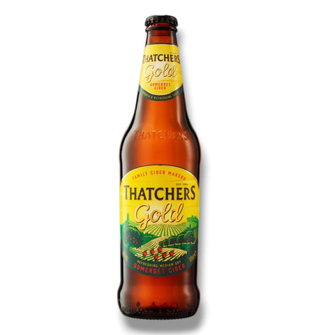 Thatchers Gold 0,5 l Somerset Cider mit 4,8 Prozent Vol.