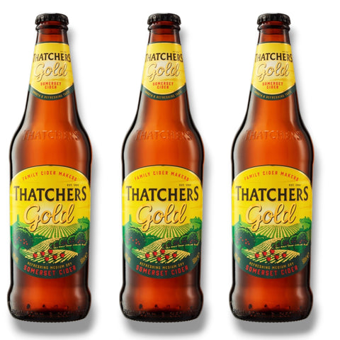 3 Flaschen Thatchers Gold Somerset Cider 0,5 l