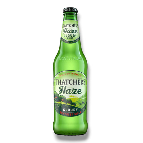 Thatchers Haze 0,5 l natürlich trüber Somerset Cider mit 4,5 Prozent Vol.