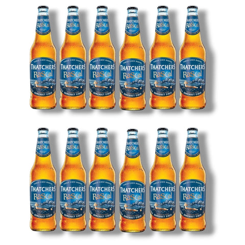 12 Flaschen Thatchers Rascal 0,5 l