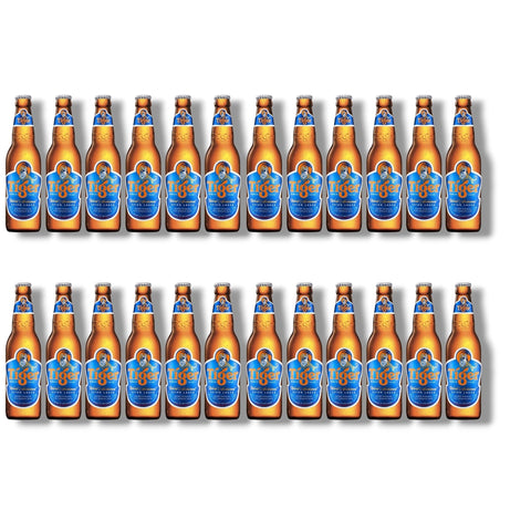 24 Flaschen Tiger Beer à 0,33 l – asiatisches Lagerbier aus Singapur