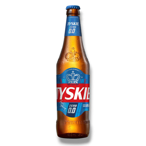 Tyskie 0,0 0,5 l Flasche alkoholfreies Bier aus Polen