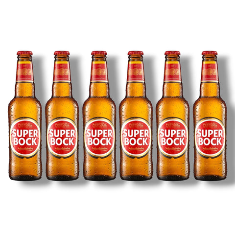 6 Flaschen Super Bock Original 0,33 l