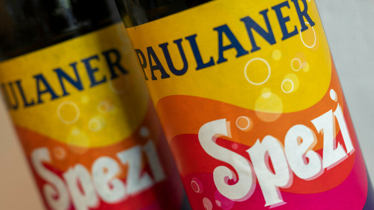 Paulaner Spezi 0,5l- Koffeinhaltige Orangenlimonade mit Cola